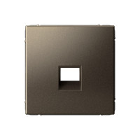Лицевая панель для розетки компьютерной RJ45 Keystone, Мокко, ArtGallery SE GAL000684