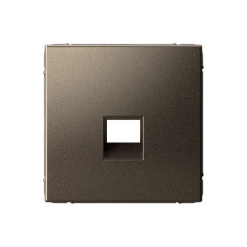 Лицевая панель для розетки компьютерной RJ45 Keystone, Мокко, ArtGallery SE GAL000684