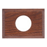 Рамка 1 местная деревянная (внутренний монт.), прямоугольник, коричневый, Salvador С11ДК