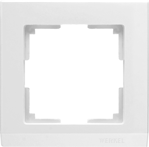 Рамка 1 местная пластик, Белый, Stark Werkel W0011801