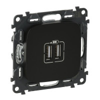Розетка USB для зарядки, антрацит, Valena Allure Legrand 754998
