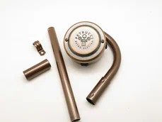 Муфта соединительная для труб D16 мм., Бронза металлик, Petrucci RL416BM