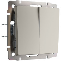 Выключатель 2 кл., Hammer дымчатый, Werkel W1220004