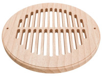 Решетка для вентиляции под трубу D150,  Бук, ТД МезонинЪ G GE70901-00