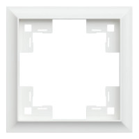 Рамка 1 местная, Белый сатин, Classic Rikett 35910 MW