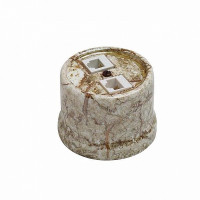 Розетка керамика компьютерная RJ45 мрамор Bironi B1-302-09