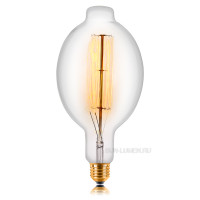 Ретро лампа накаливания BT180 F2 95Вт Е40, прозрачная Sun Lumen 053-792