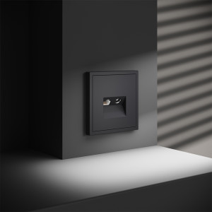 Розетка телев+комп. TV+RJ45 кат. 6, Графит, S70 Voltum VLS060707