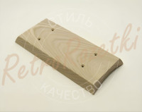 Накладка 3 местная деревянная 235x110 на бревно, Clever Wood