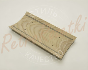 Накладка 3 местная деревянная 235x110 на бревно, Clever Wood