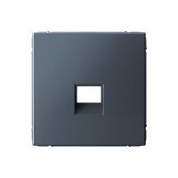 Лицевая панель для розетки компьютерной RJ45 Keystone, Грифель, ArtGallery SE GAL000784