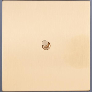 Выключатель тумблерный 1 кл. (внутренний монт.), Золото, Asturias Salvador SJAN33CC1