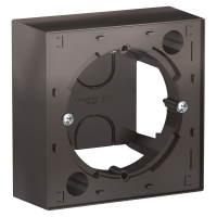 Коробка накладного монтажа 1 местная, Мокко, AtlasDesign SE ATN000600