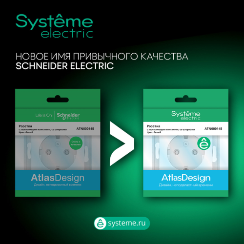 Выключатель 3 кл., Шампань, AtlasDesign SE ATN000531