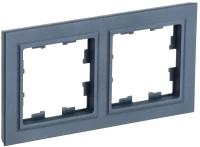 Рамка 2 местная, Маренго, Brite IEK BR-M22-K35