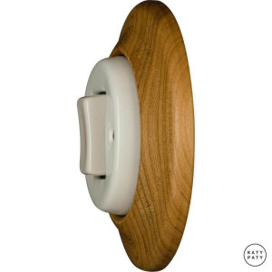 Ретро диммер фарфоровый, вишня матовая, Katy Paty LIPAMWdm