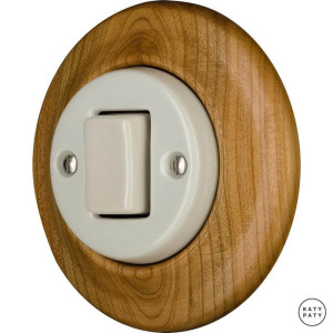 Ретро диммер фарфоровый, вишня матовая, Katy Paty LIPAMWdm