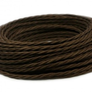 Ретро кабель витой 2x4 Шоколад, Interior Wire ПРВ2400-ШКД (1 метр) Ретро кабель витой 2x4 Шоколад, Interior Wire ПРВ2400-ШКД (1 метр)