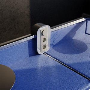 Рамка 3 местная, стекло, Шелк, Voltum S70 VLS110304