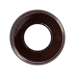 Рамка 1 местная керамика для скрытого монтажа, цв. коричневый, Bironi BF2-610-02