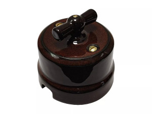 Выключатель фарфоровый 2 кл. (4 положения), Петровский гранит, ТМ МезонинЪ Аврора GE70403-46 Выключатель фарфоровый 2 кл. (4 положения), Петровский гранит, ТМ МезонинЪ Аврора GE70403-46