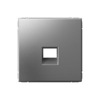 Лицевая панель для розетки компьютерной RJ45 Keystone, Сталь, ArtGallery SE GAL000984
