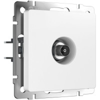 Розетка телевизионная TV оконечная, Белый матовый, Werkel W1183061