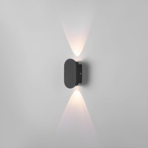 Уличный настенный светодиодный светильник Elektrostandard Mini Light 35153/D черный a060879
