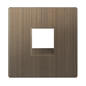 Накладка на механизм розетки комп. RJ45 и телеф. RJ11, Бронза, Werkel W1191212