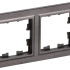 Рамка 2 местная, Темная бронза, Brite IEK BR-M22-K45