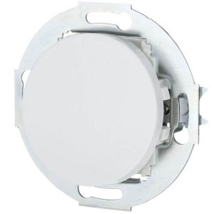 Выключатель кнопочный 1 кл. проходной, Белый, Vintage LK Studio 880304-1