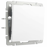 Кнопка без фиксации, Белый матовый, Werkel W1114561
