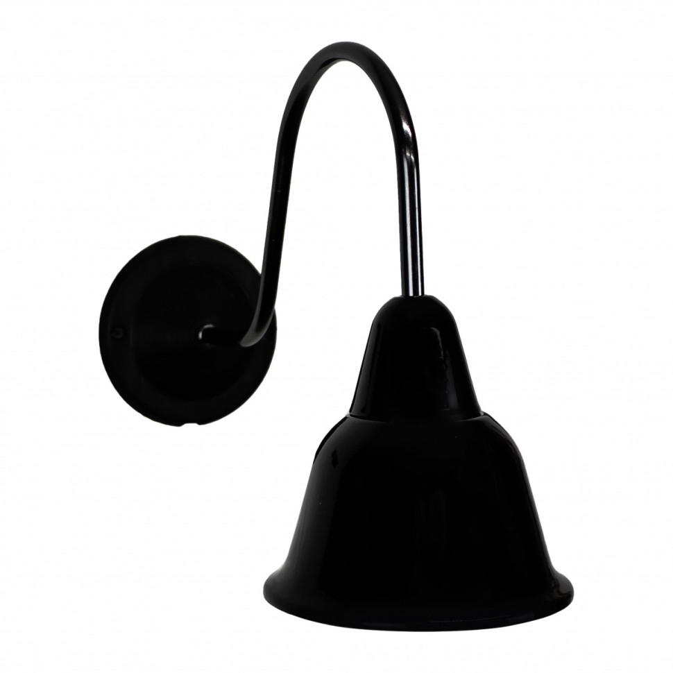 Бра рожковый Campana. Черный керамический плафон в сочетание с никилем. BS1-21-0303/35/119 Бра рожковый Campana. Черный керамический плафон в сочетание с никилем. BS1-21-0303/35/119