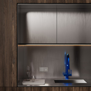 Лицевая панель для подсветки светодиодной, Капучино, S70 Voltum VLS002314