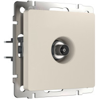 Розетка телевизионная TV оконечная, Айвори матовый, Werkel W1183062