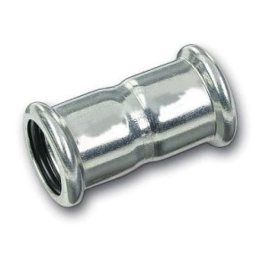 Муфта соединительная для труб D22 мм., Оцинкованная сталь, Villaris-Loft 3042221