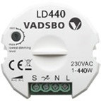 Ретро диммер кнопочный 1-400 Вт (работает с кнопкой-тумблером), Lindas LD440