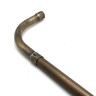 Труба латунная с муфтой для лофт проводки D16 мм. (2 м.), старая бронза, Petrucci 16x1.0x2000BRO (16/1.0/2000BRO)