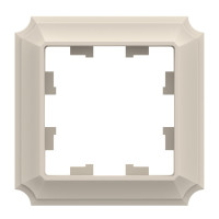 Рамка 1 местная, Бежевый, AtlasDesign Antique SE ATN100201