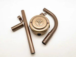 Угол соединительный 90 градусов D16 мм., Бронза металлик, Petrucci RLE16BM