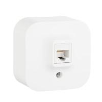 Розетка компьютерная RJ45 Cat. 6e, белый, Quteo Legrand 782224