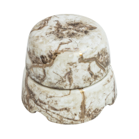 Распаечная коробка фарфор D95х60, мрамор Salvador BOX4MR