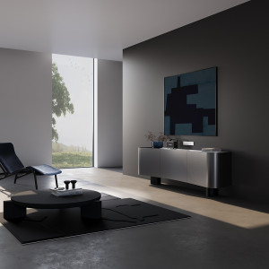 Розетка акустическая 4-местная, Белый глянцевый, S70 Voltum VLS060301