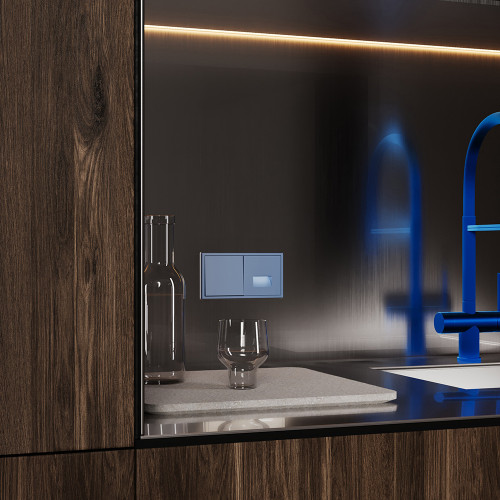 Лицевая панель для подсветки светодиодной, Деним, S70 Voltum VLS002315