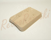 Накладка 2 местная деревянная 163x105 на бревно, Clever Wood