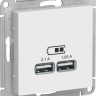 Розетка USB для зарядки, Лотос, AtlasDesign SE ATN001333