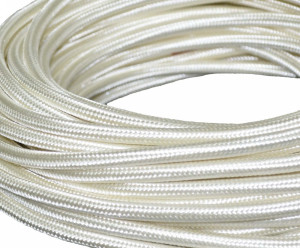 Ретро кабель круглый 2x1,5 бежевый шёлк, Interior Wire ПДК2150-БЖШ