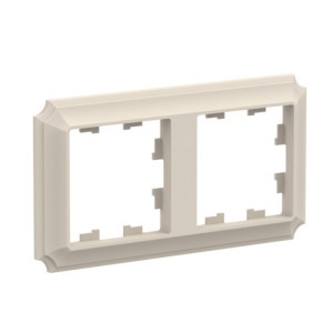 Рамка 2 местная, Бежевый, AtlasDesign Antique SE ATN100202