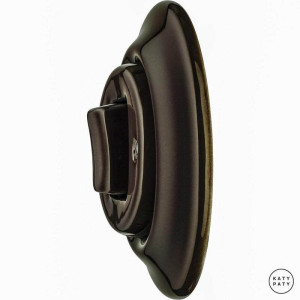 Ретро диммер фарфоровый, коричневый глянцевый, Katy Paty BRGWds