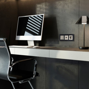 Выключатель 2 кл. перекрестный, Дымчатый, Werkel W1223004